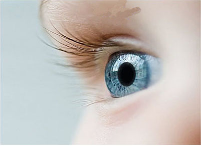 Lenti a contatto a infrarossi per Blue Eyes