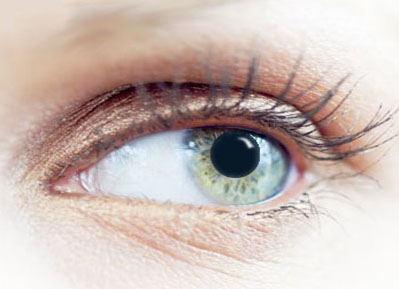 infrarossi lenti a contatto per gli occhi verdi